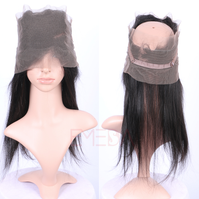 EMEDA 360 lace frontal Straight Brazilian Hair 360 lace closure HW021